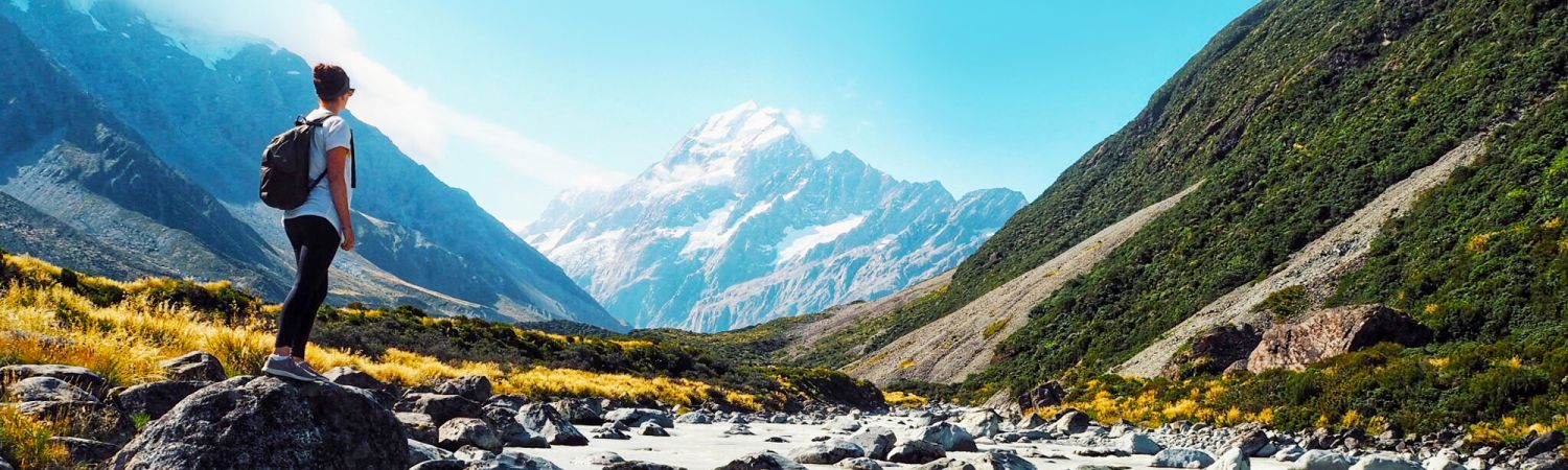 New Zealand Hooker Valley header