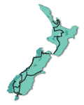 Bus tours from Auckland to Christchurch - Map