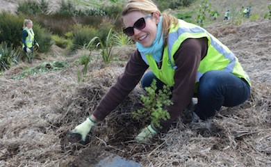 Jen tree planting