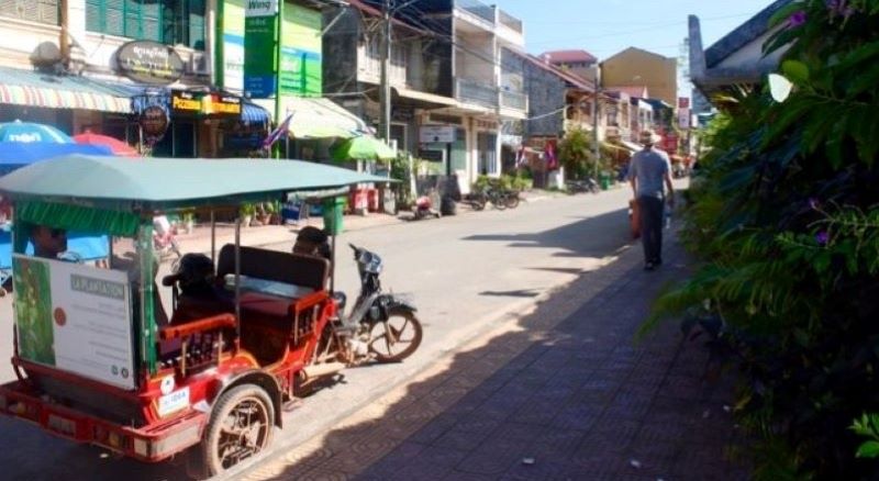 Kampot eating and drinking Cambodia