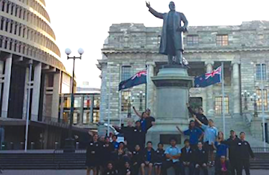 Kids at parliament