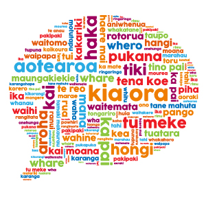 Word Cloud of Kiwi Lingo New Zealand Language