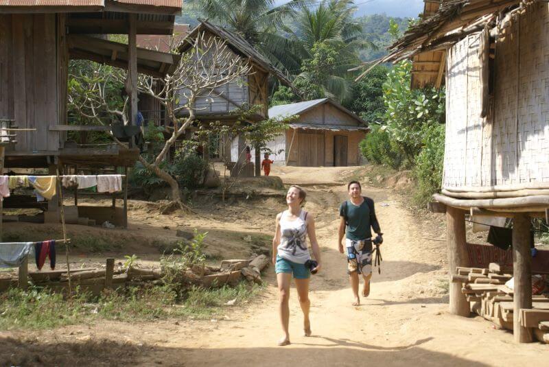 Mekong river homestay laos