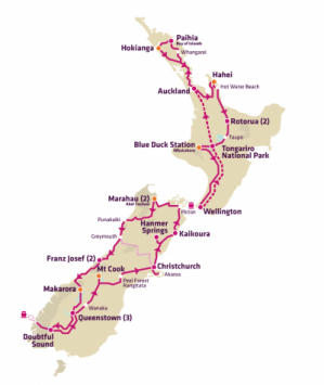 stray journeys adventure tours route map summer18 19