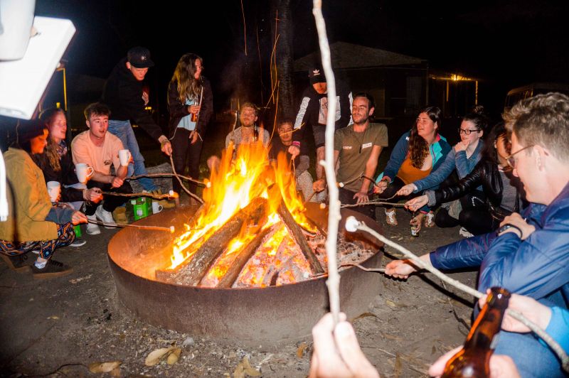River Retreat Campfire