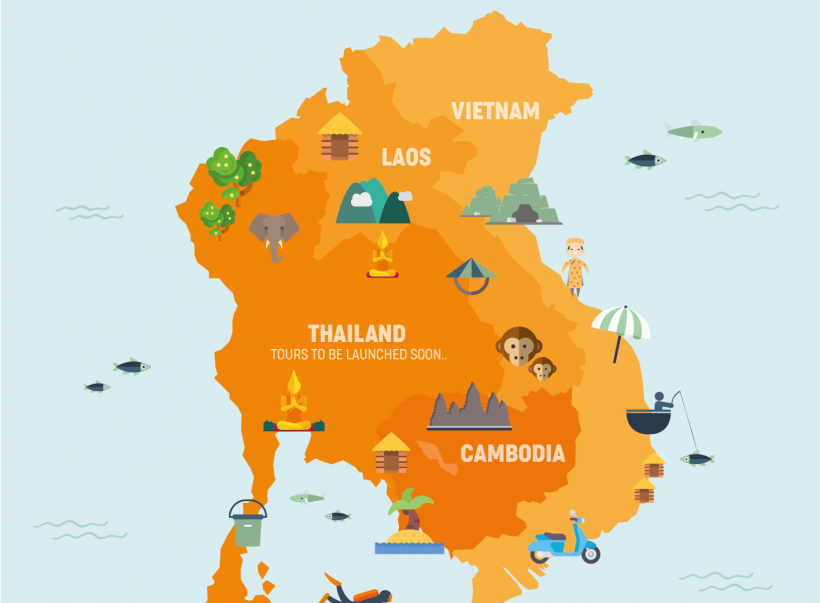 Stray Asia Icon Country Map 24 25
