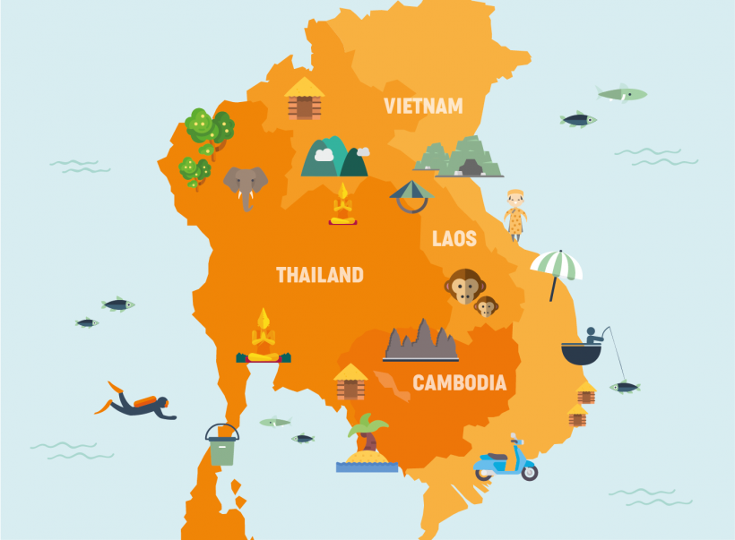 Merchandising Maaltijd Uitverkoop Southeast Asia Flexible Backpacking Tour | 2+ months