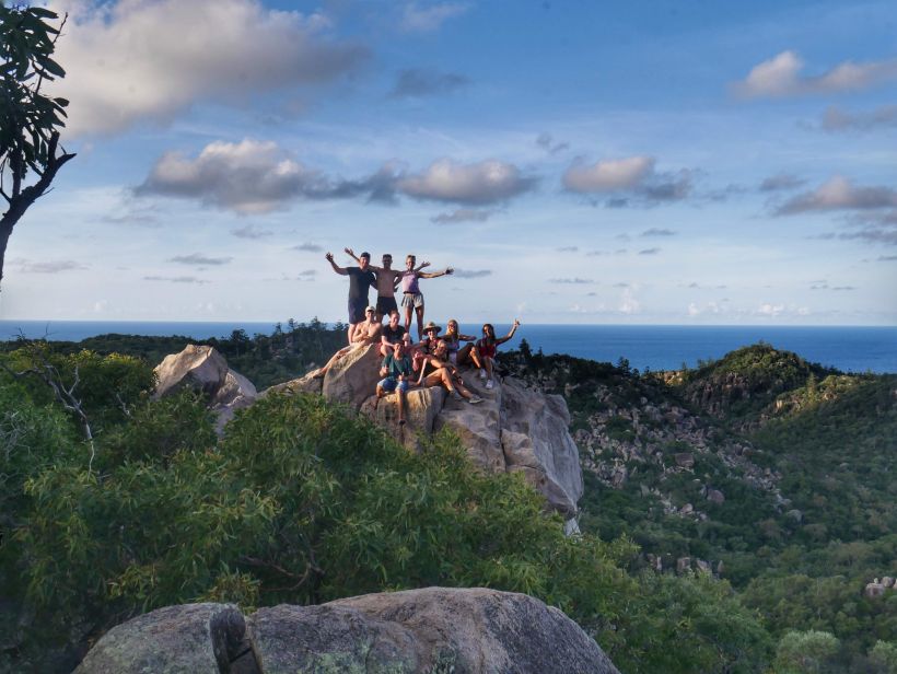 Group forts walk Magnetic Island