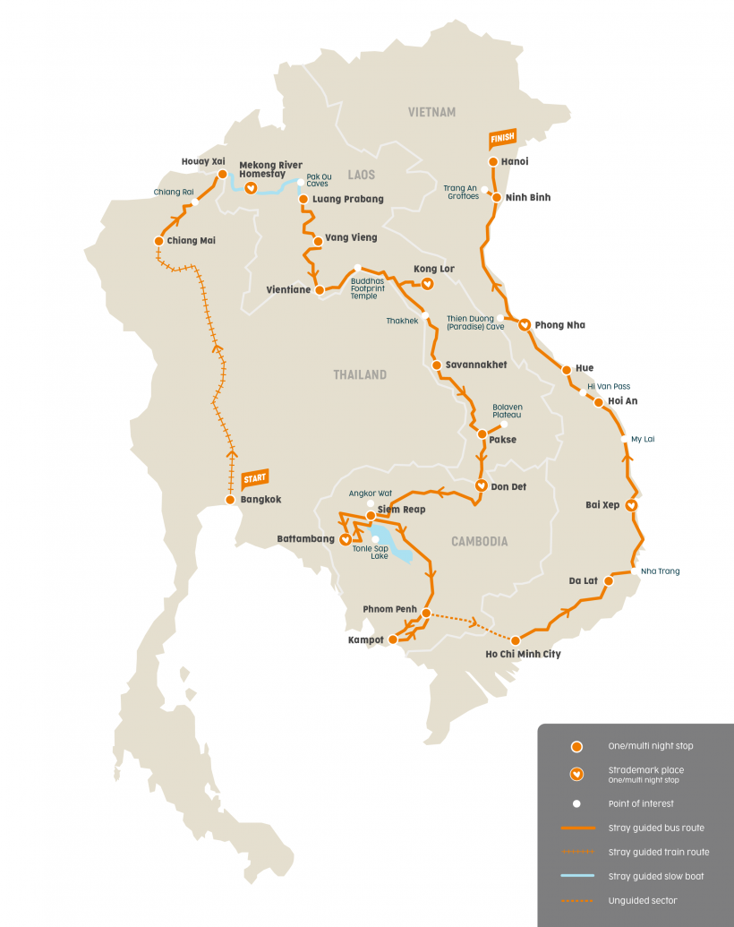Map - Southeast Asia Travel Network