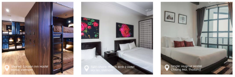 Stray Asia Accommodation Options