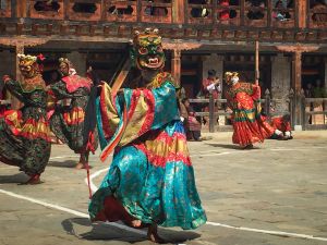 Masked Monks Festival Bhutan