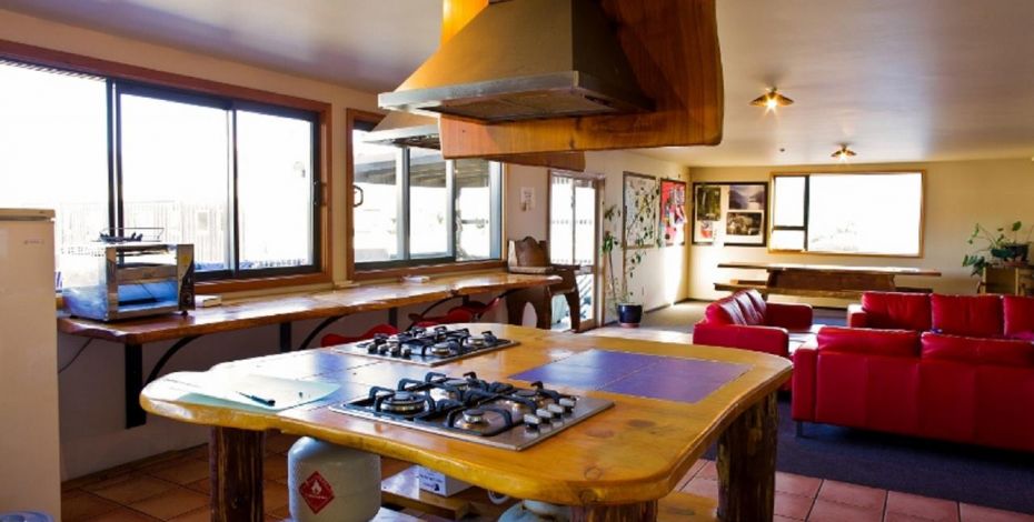 Dusky lodge kitchen