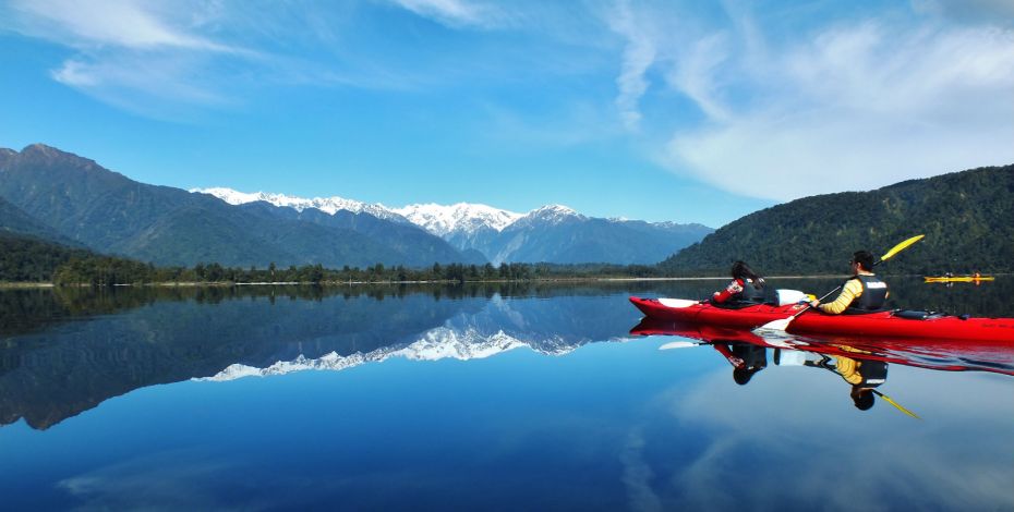 Franz josef glacier kayaks reflections