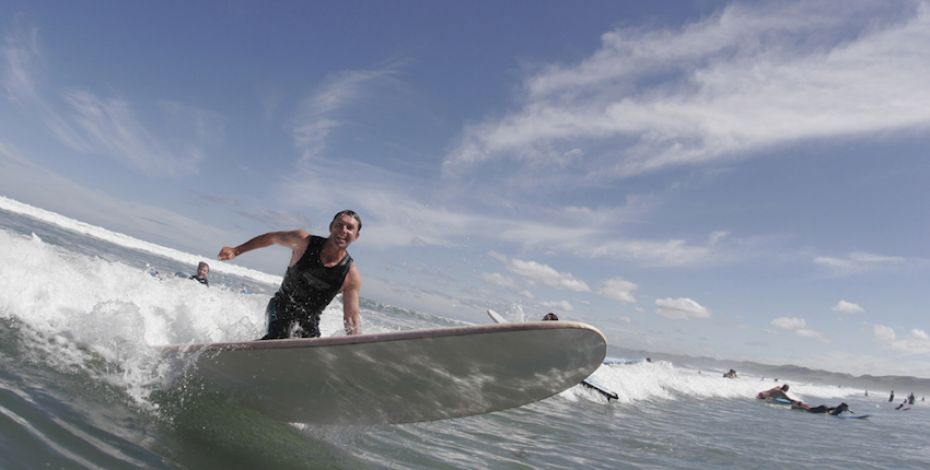 Raglan surfing school board