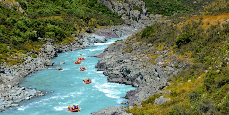 Rangitata rafts scenery