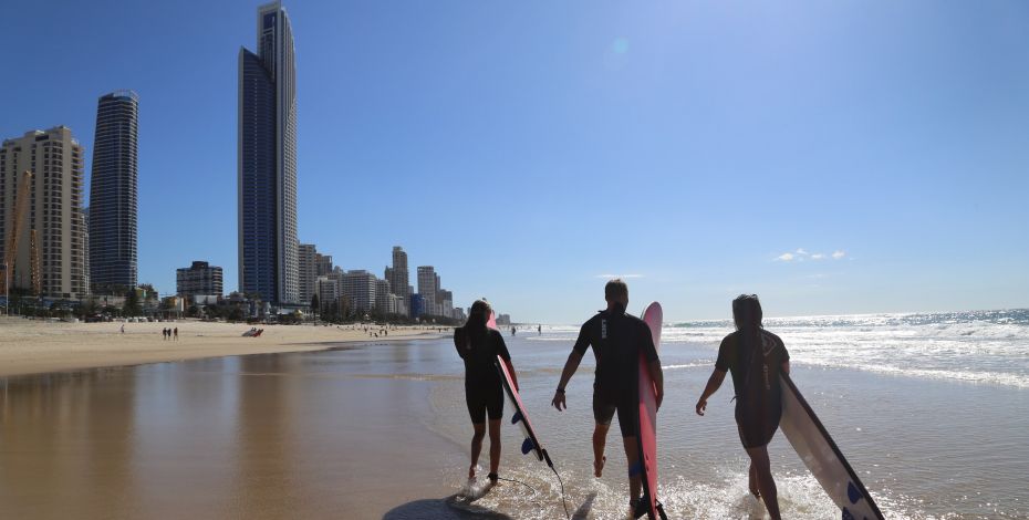 Surfers Paradise Beach Gold Coast Highlight AU