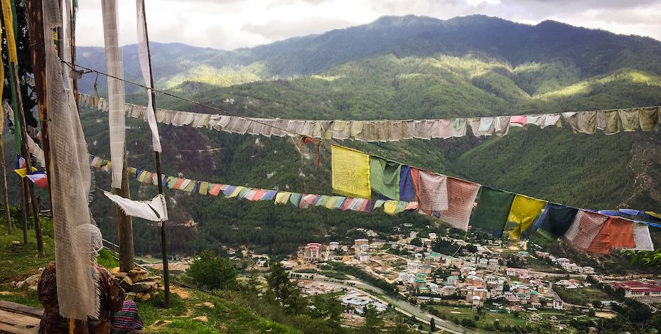 Thimphu hike Wangditse trail Bhutan