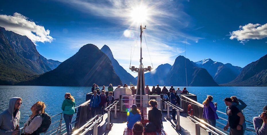 milford sound cruise with baby