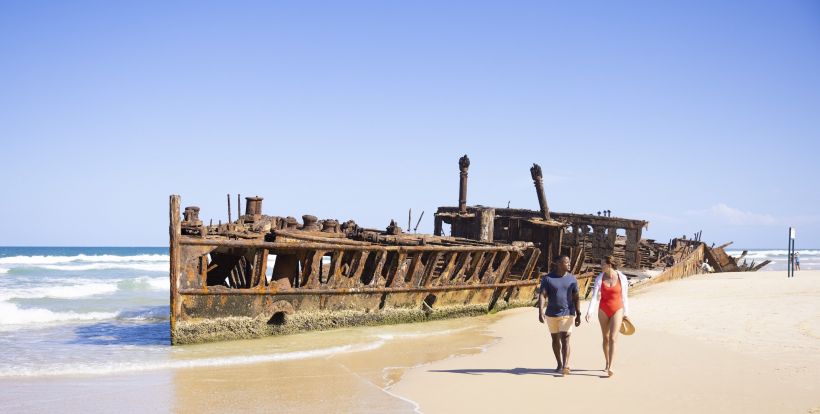 Fraser Island Maheno Wreck Highlight AU