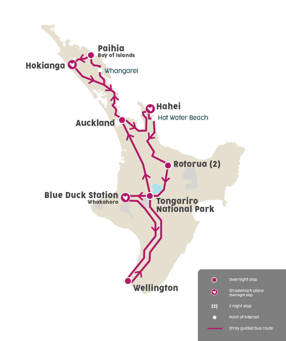 Batten Journeys route 2018 19