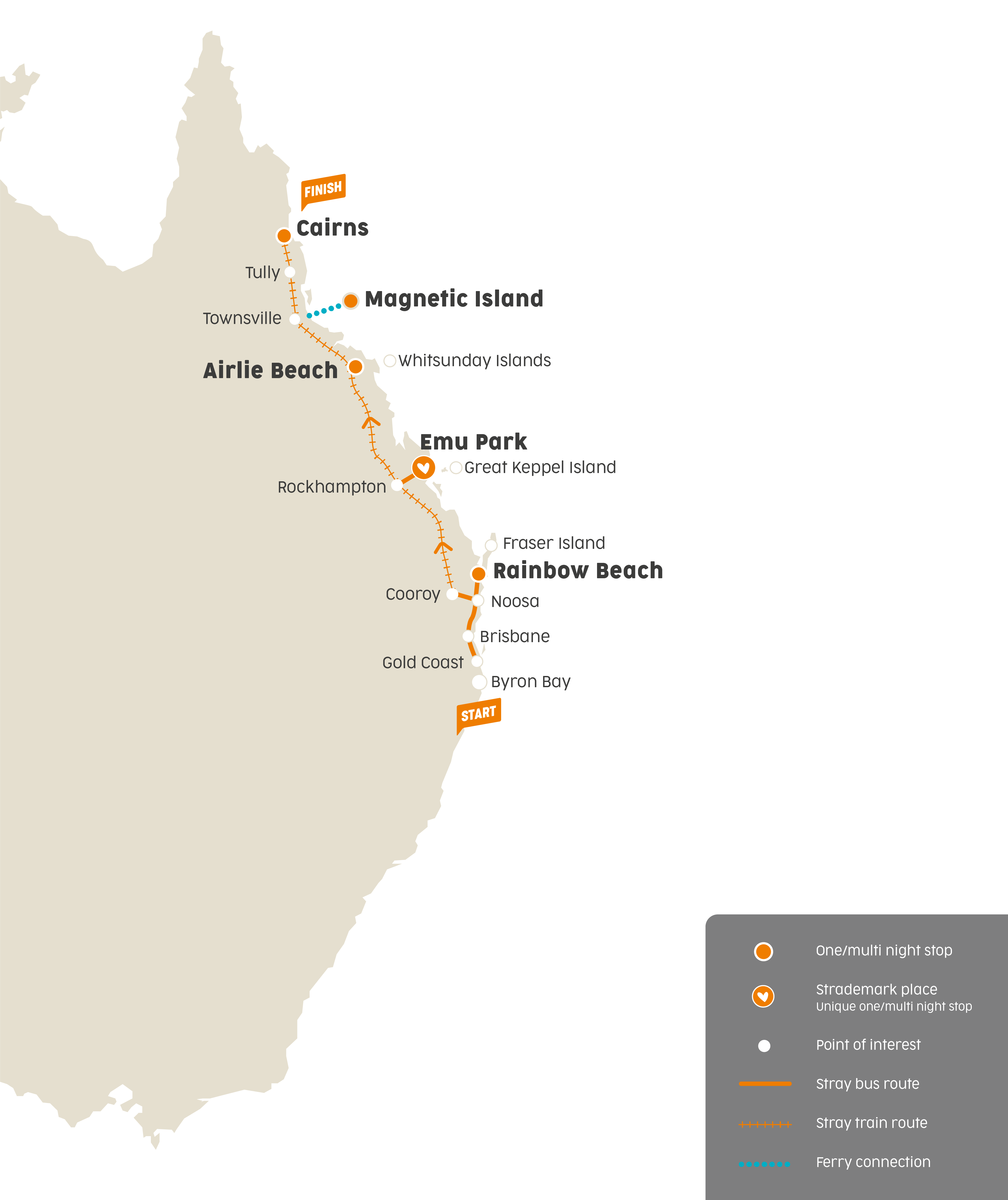 Kat Australia ROUTE MAP19 20