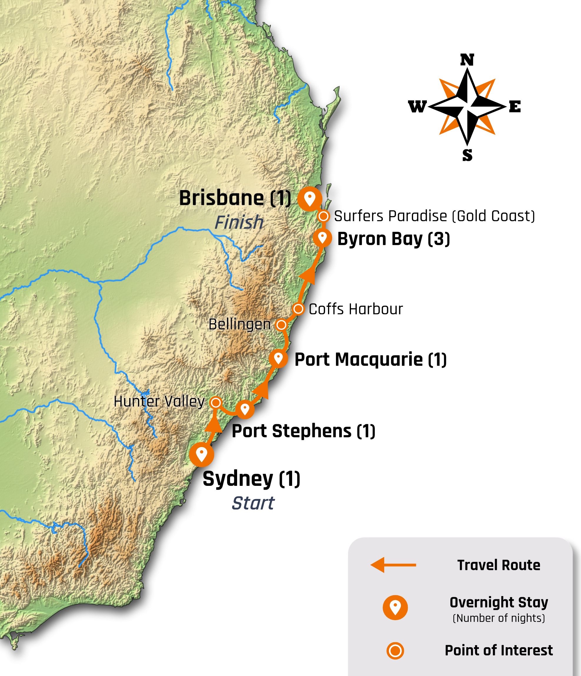 NEW 8 DAY KOALA MAP