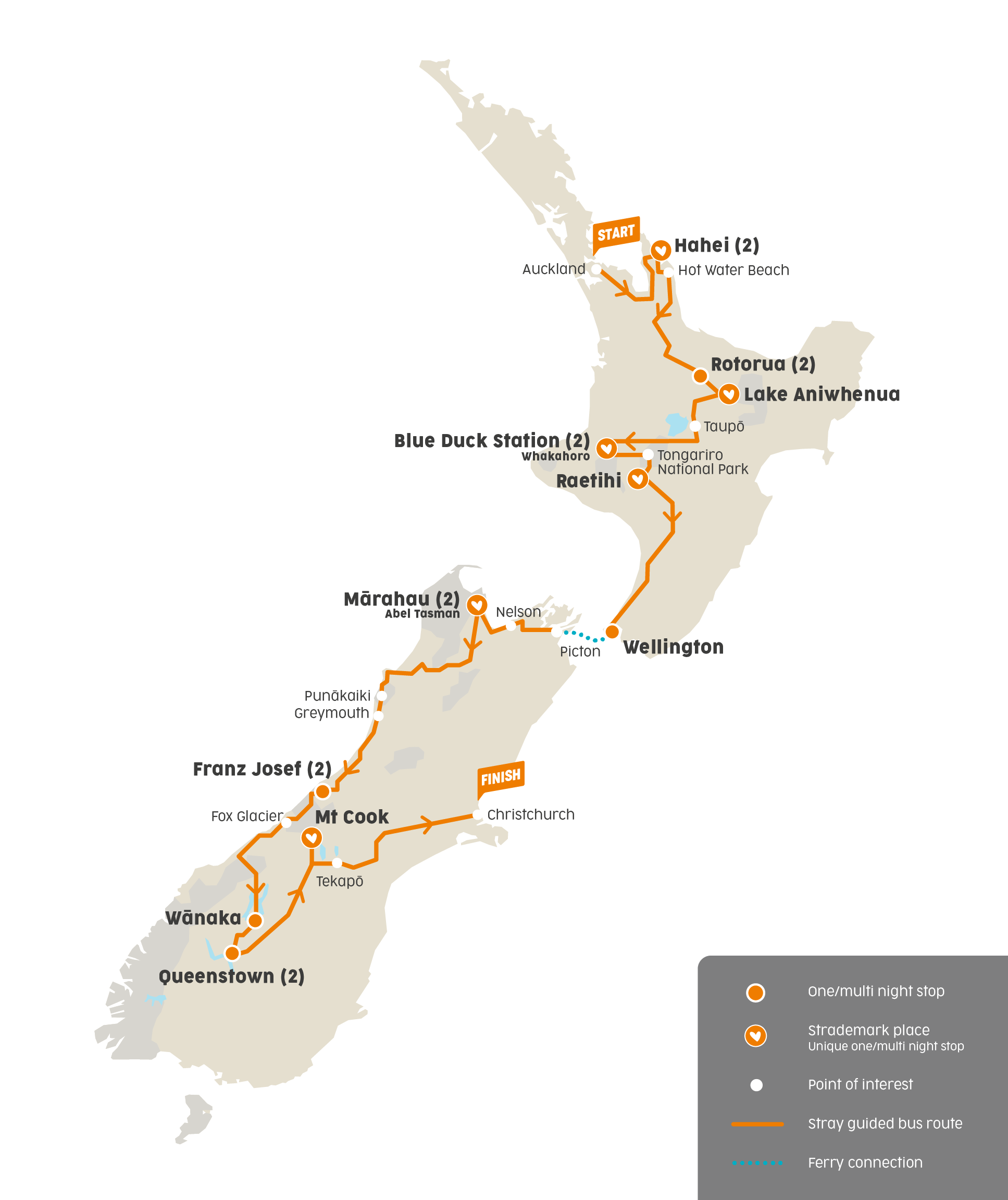 Stray Map North To South 2019 20