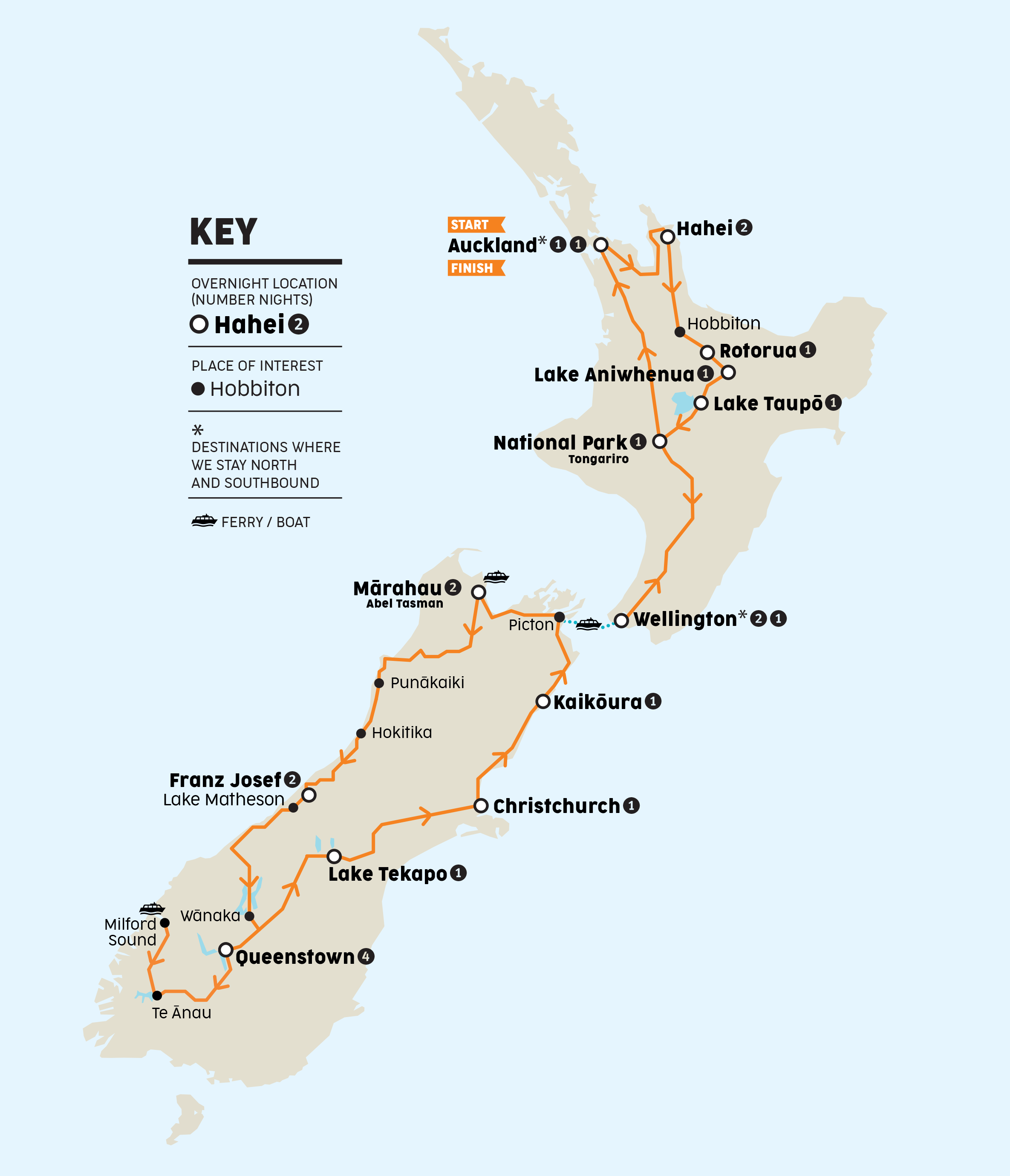Stray NZ Map KEA