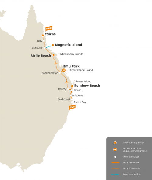 Kat Australia ROUTE MAP19 20