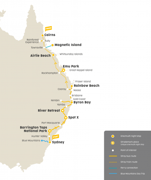 MickTour StrayAustralia Map