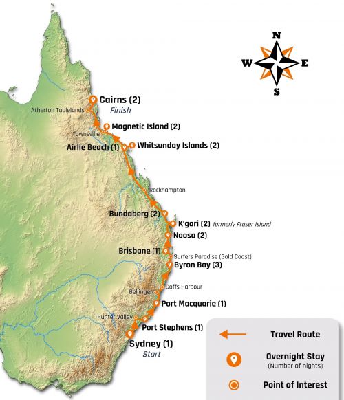 NEW 21 DAY EMU MAP