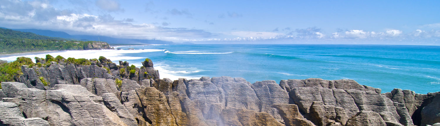 punakaiki pancake rocks and blow holes - header