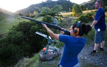 Blue Duck Clay shooting thumb