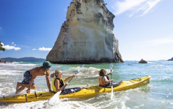 NZ Cathedral Cove Kayaking thumb